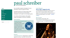 Desktop Screenshot of paulschreiber.com