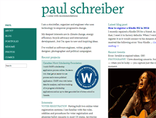 Tablet Screenshot of paulschreiber.com